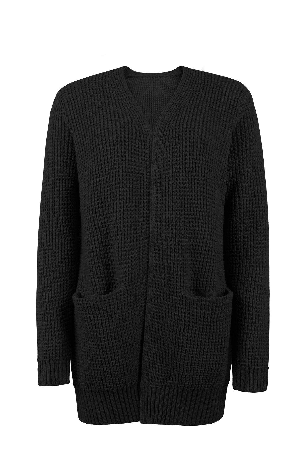 Hazel | LONG SLEEVE KNITTED CARDIGAN WITH POCKETS