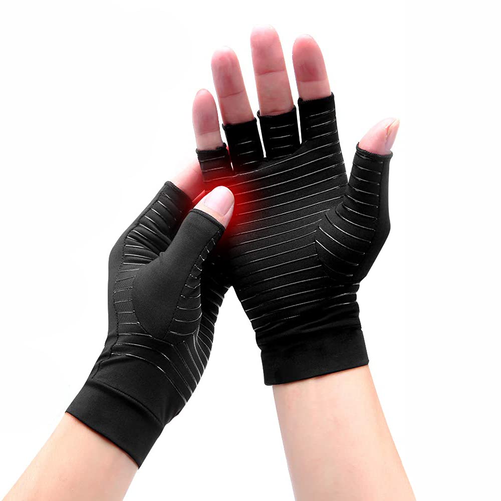 Copper Compression Gloves (Arthritic Pain Relief)