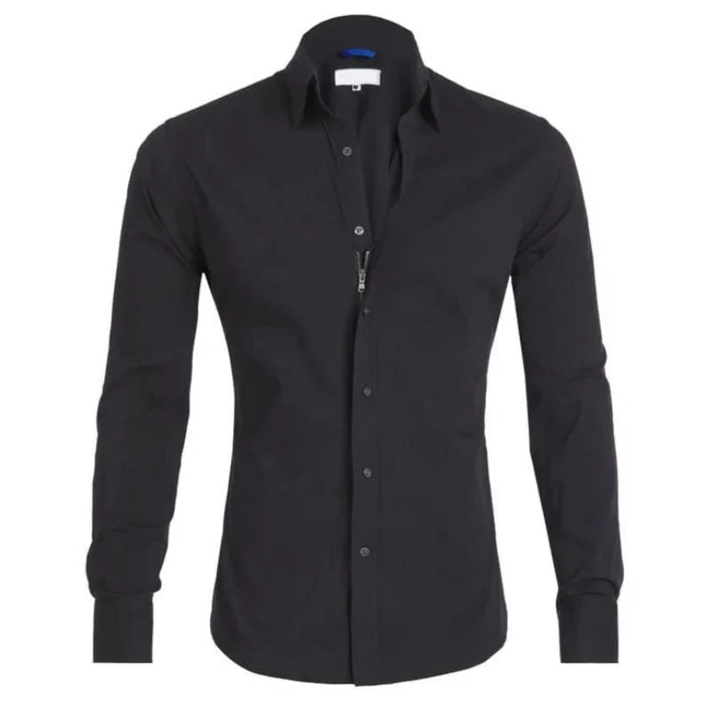 Reno | Anti-Wrinkle Shirt with Zipper