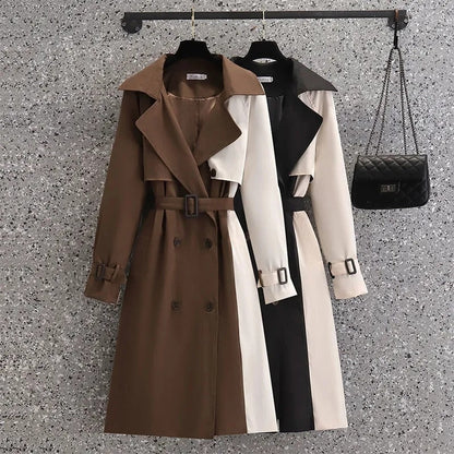 ELLEN | MID-LENGTH ELEGANT TRENCH COAT