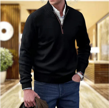 Jerry | Elegant Half Zip Sweater