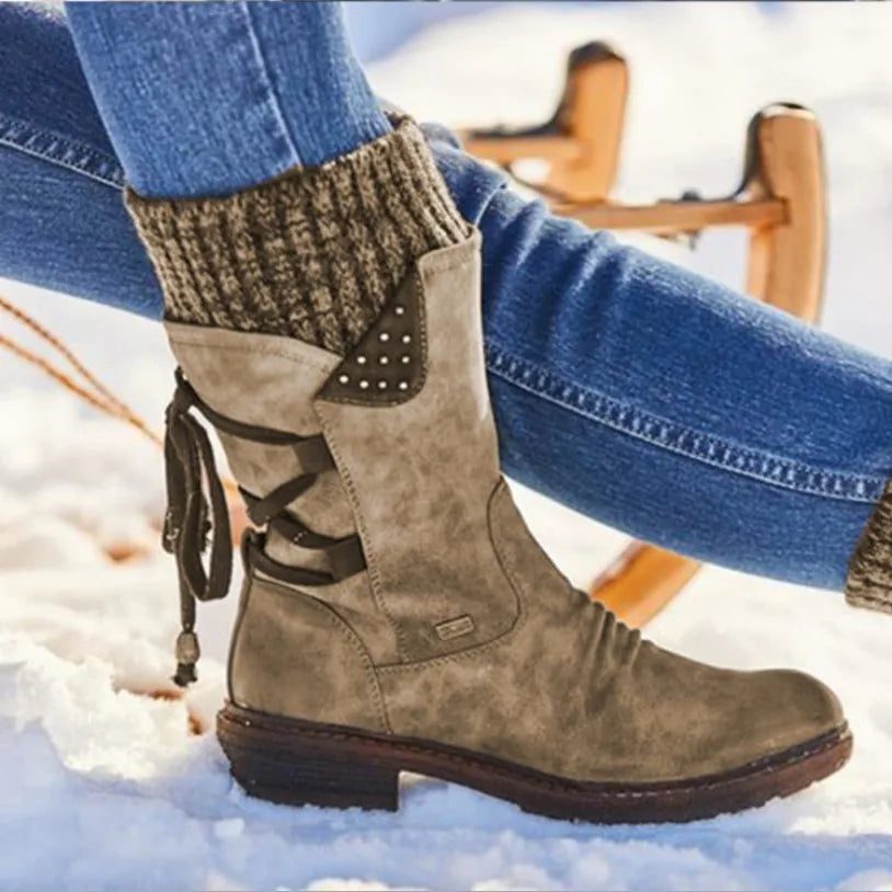 Giana™ | Wool Winter Boots with Lower-Back Orthopedic Support