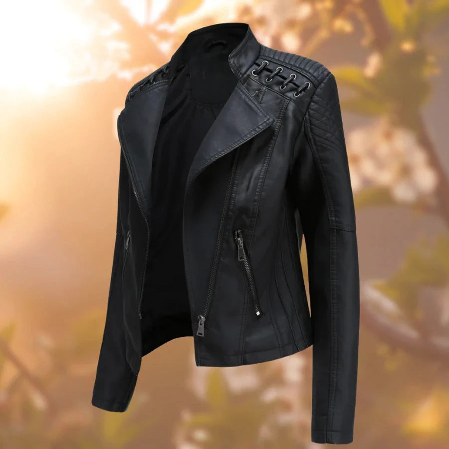 Nicole - Women's Stylish Leather Jacket