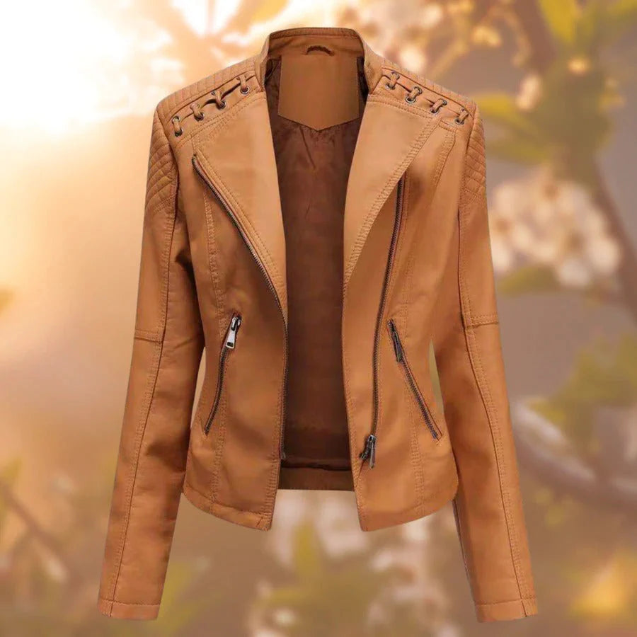 Nicole - Women's Stylish Leather Jacket