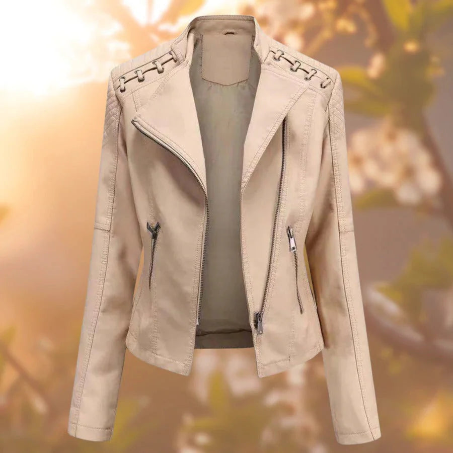 Nicole - Women's Stylish Leather Jacket