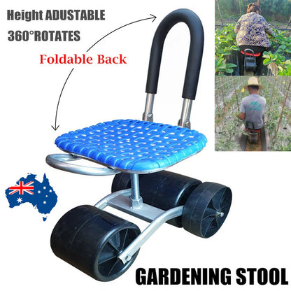 Kleyn Height Adjustable 360° Rotating Gardening Seat