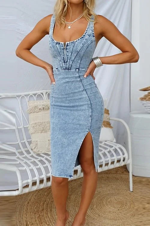 Zoë - Denim Dress