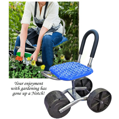 Kleyn Height Adjustable 360° Rotating Gardening Seat